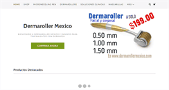 Desktop Screenshot of dermarollermexico.com