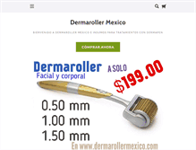 Tablet Screenshot of dermarollermexico.com